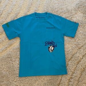 Chrome Hearts Matty Boy “Brain New” Blue T-Shirt for Men Size Large